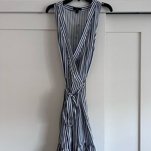 NWT: Jcrew striped wrap dress